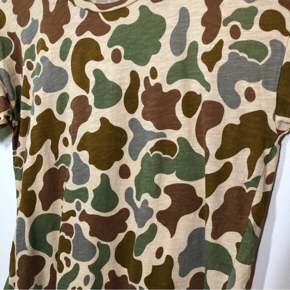 MADEWELL‎  Whisper Cotton Camo Print Crewneck Tee Size Medium - Picture 3 of 8